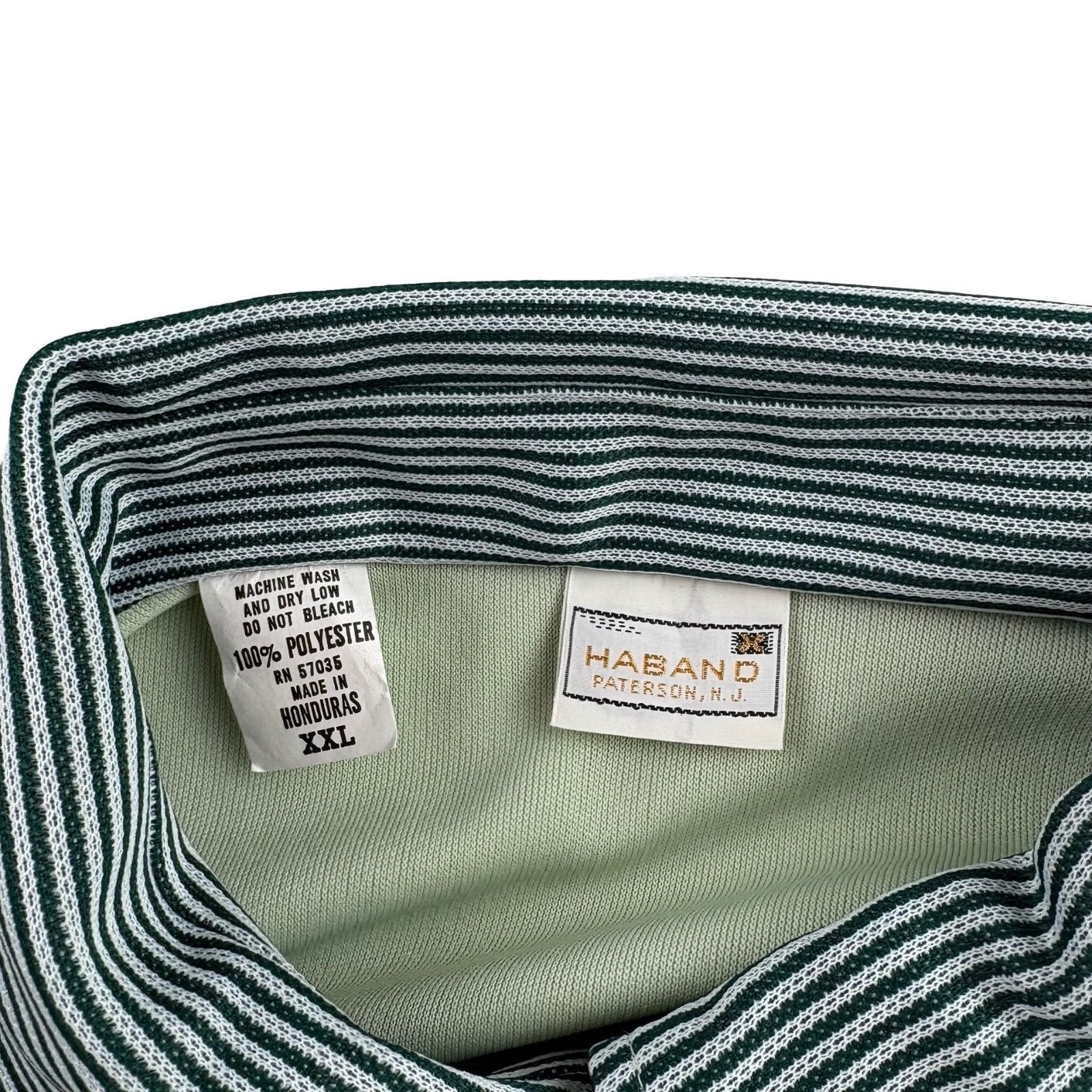 Haband VTG NEW Haband Men’s 1970’s S/S Collared Shirt Green • 2XL Size US XXL / EU 58 / 5 - 3 Thumbnail
