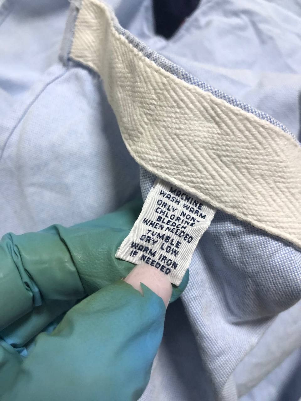 Polo Ralph Lauren Polo Ralph Lauren Vtg XIV 1948 London Olympics Chambray Size US XL / EU 56 / 4 - 16 Thumbnail