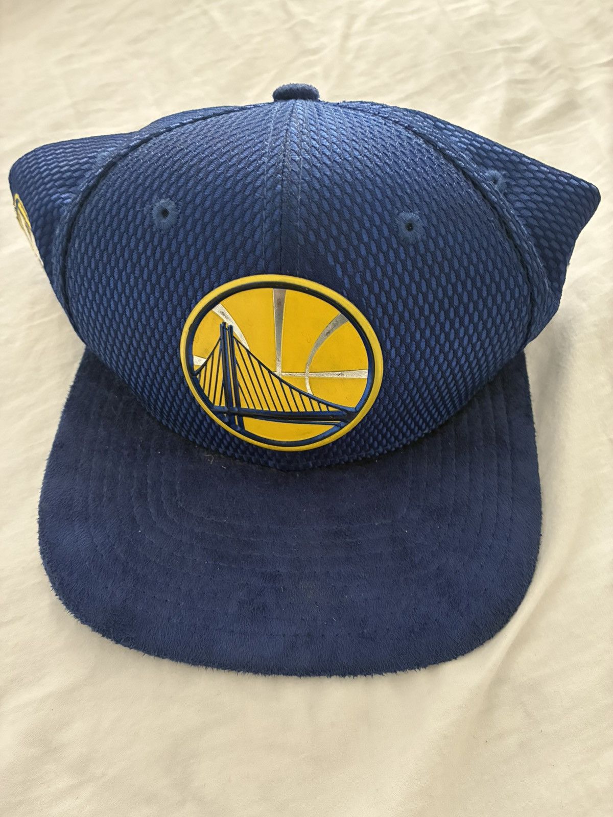 New Era Golden State Warriors blue NBA hat Size ONE SIZE - 1 Thumbnail