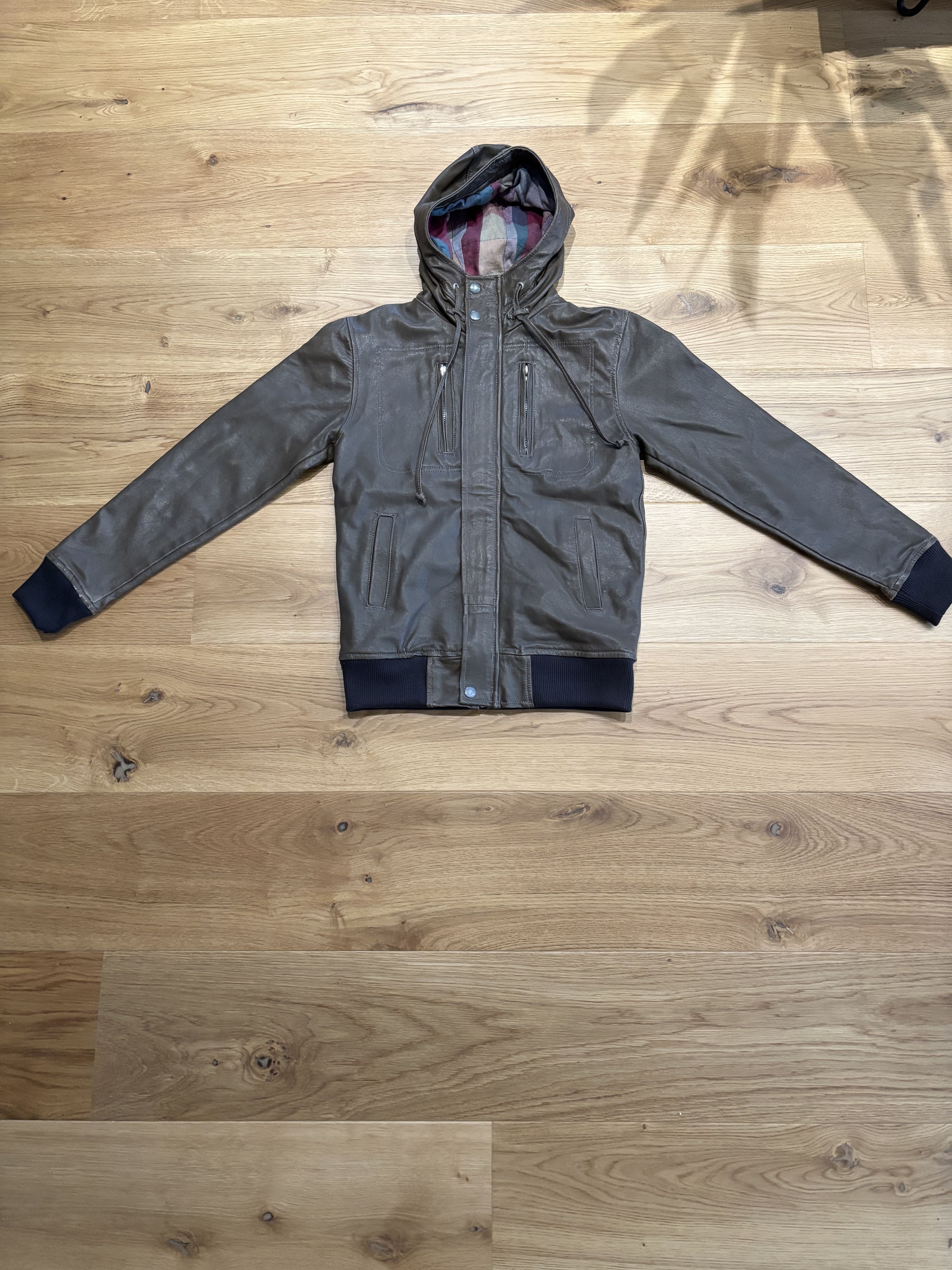 Japanese Brand × Vintage G.o.a leather bono jacket | Grailed