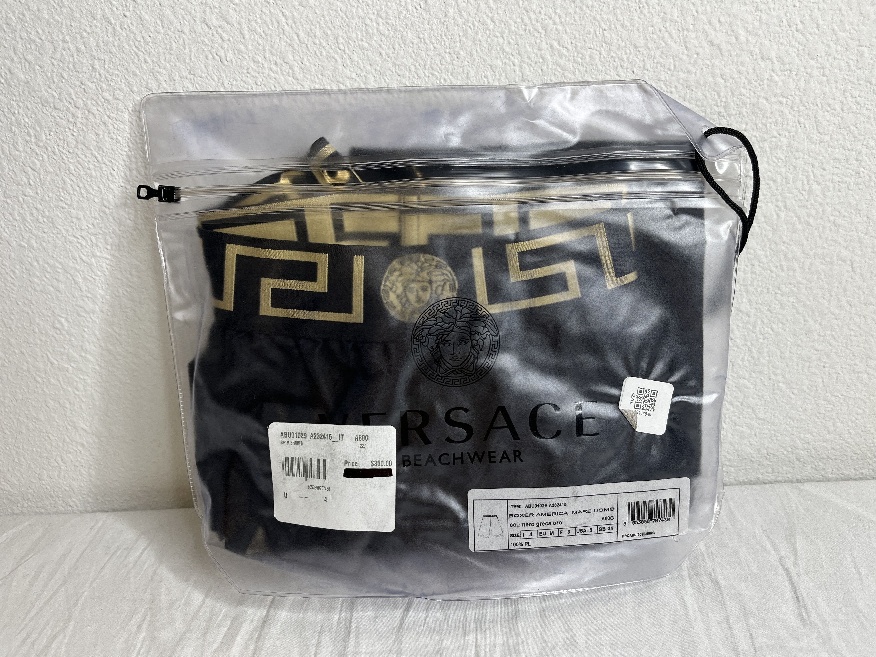 Versace 5-15 NWT Men's Swim Trunks Board Shorts S US 30 / EU 46 Size US 30 / EU 46 - 8 Thumbnail