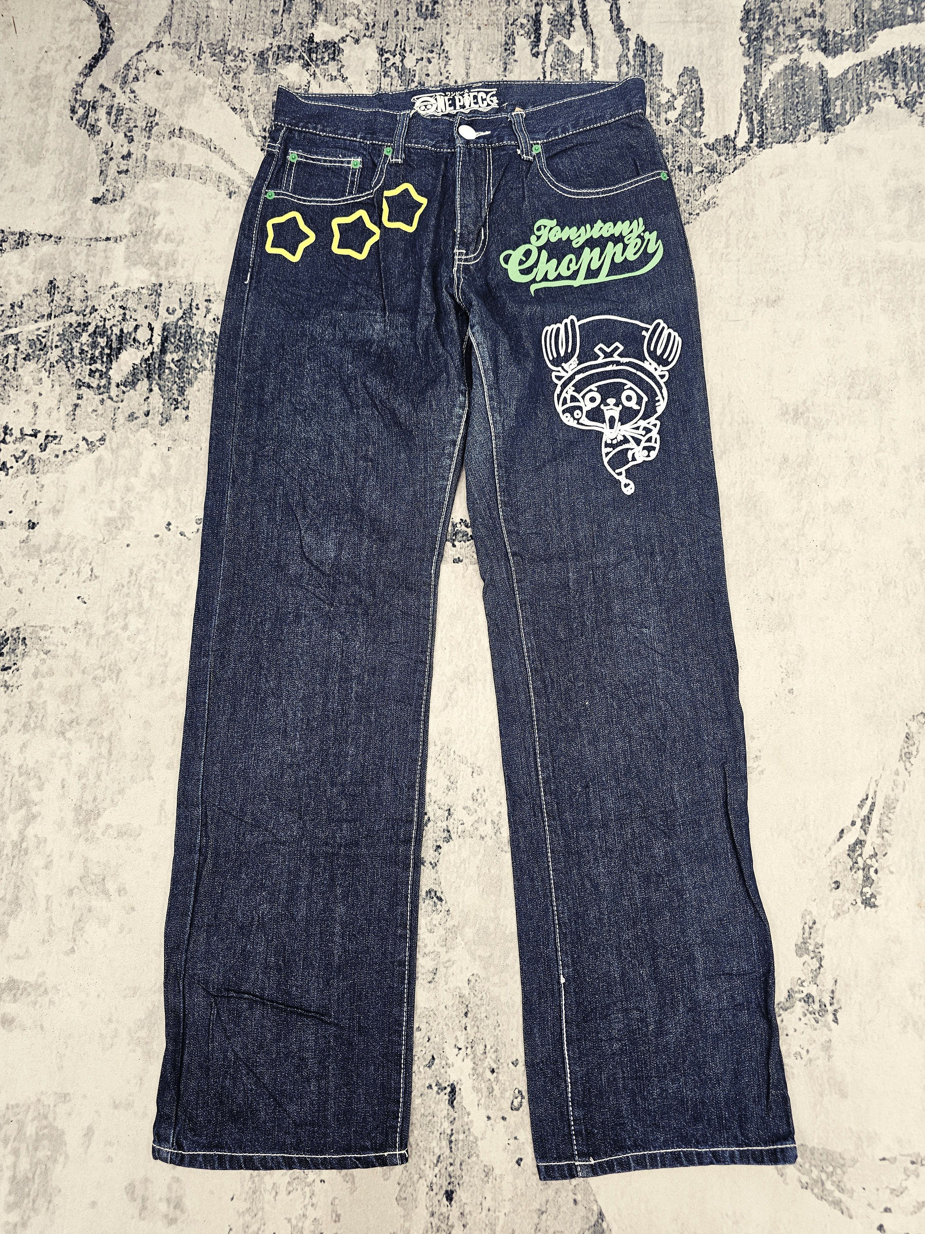 Anime × Japanese Brand × One Piece One Piece Chopper Art Denim