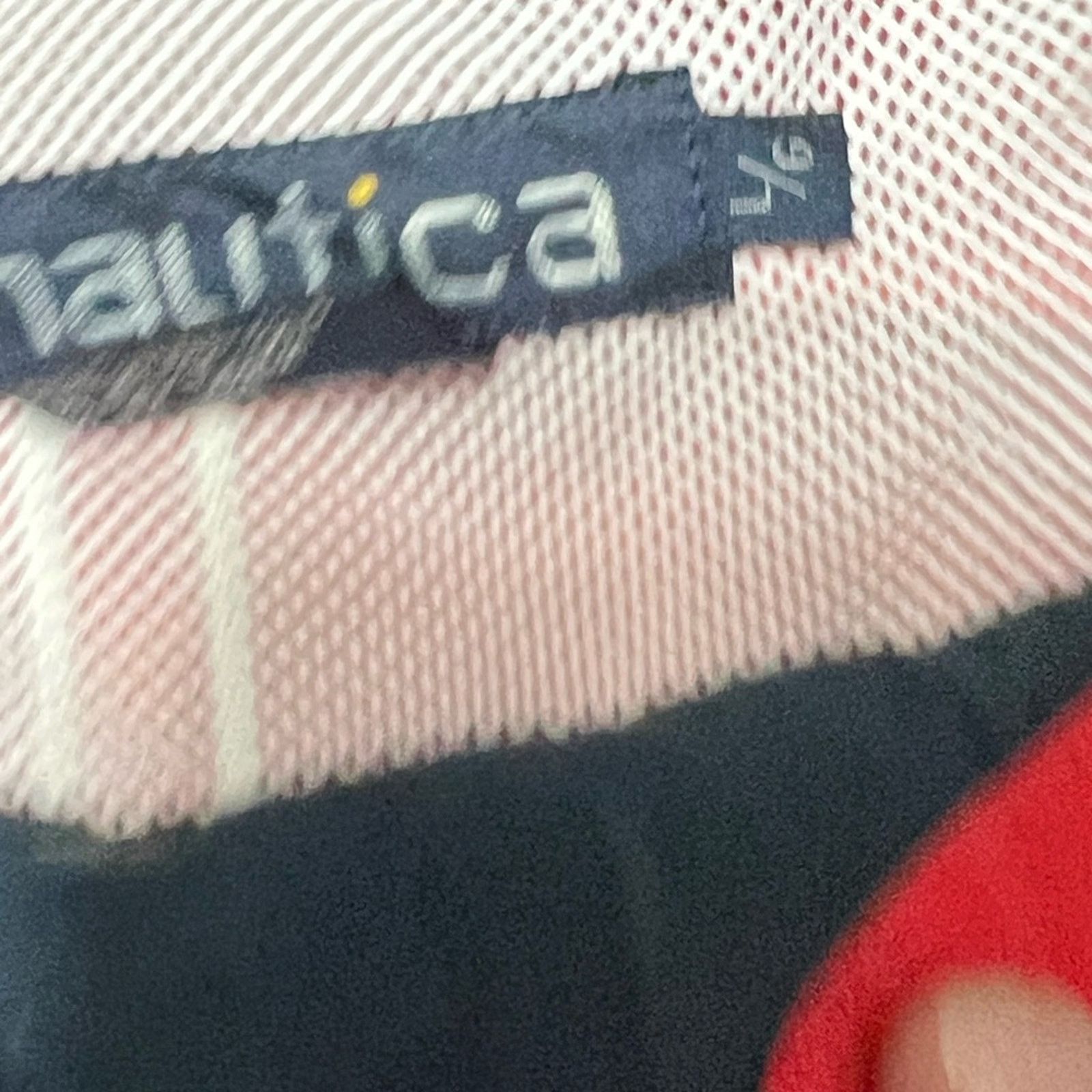 Nautica Vintage 90s Nautica Class Spell Out Sailing Jacket Red Navy Size US L / EU 52-54 / 3 - 9 Thumbnail