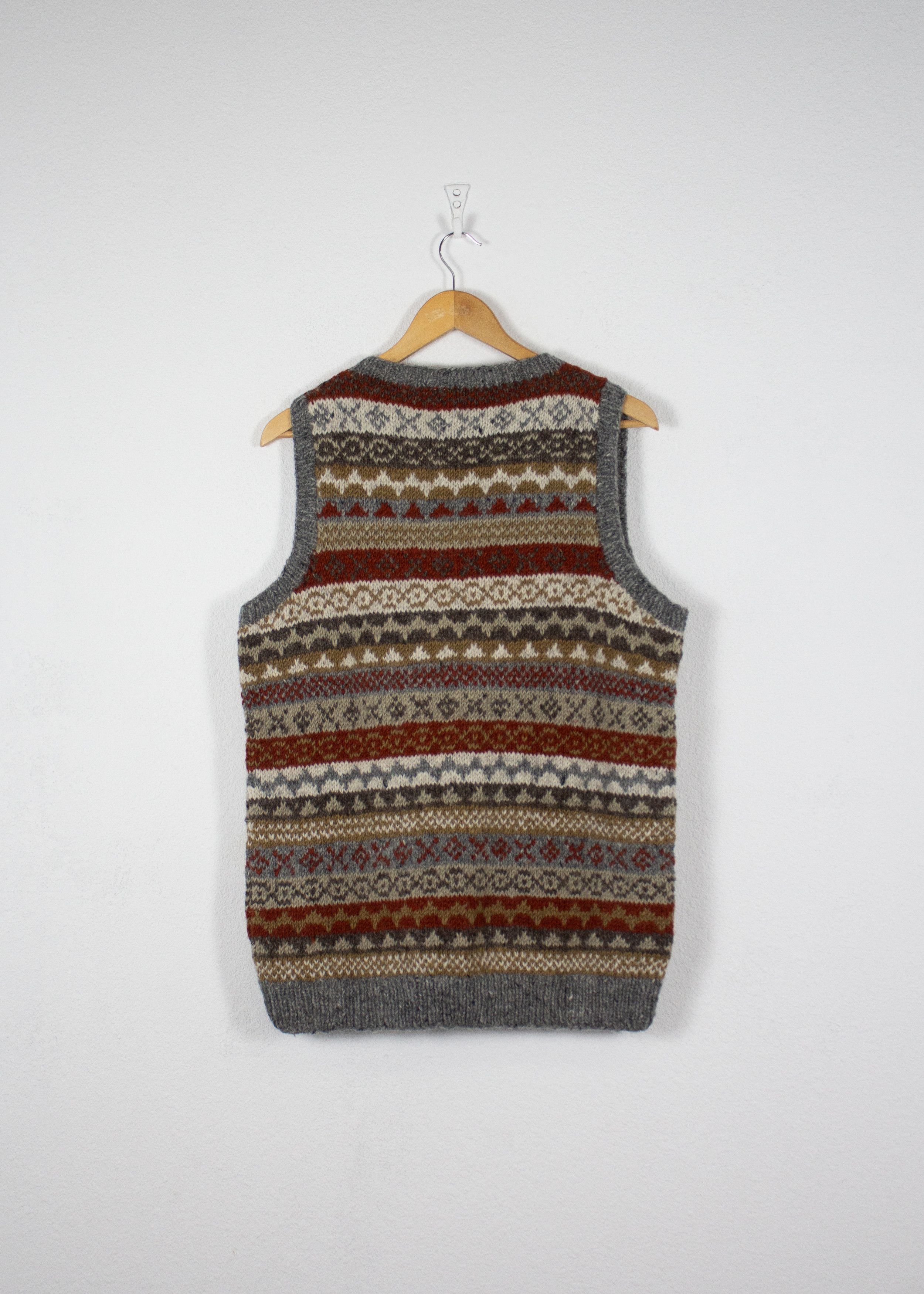Other Pachamama Handknit Ornament Wool Sweater Vest NZ Size M / US 6-8 / IT 42-44 - 4 Thumbnail