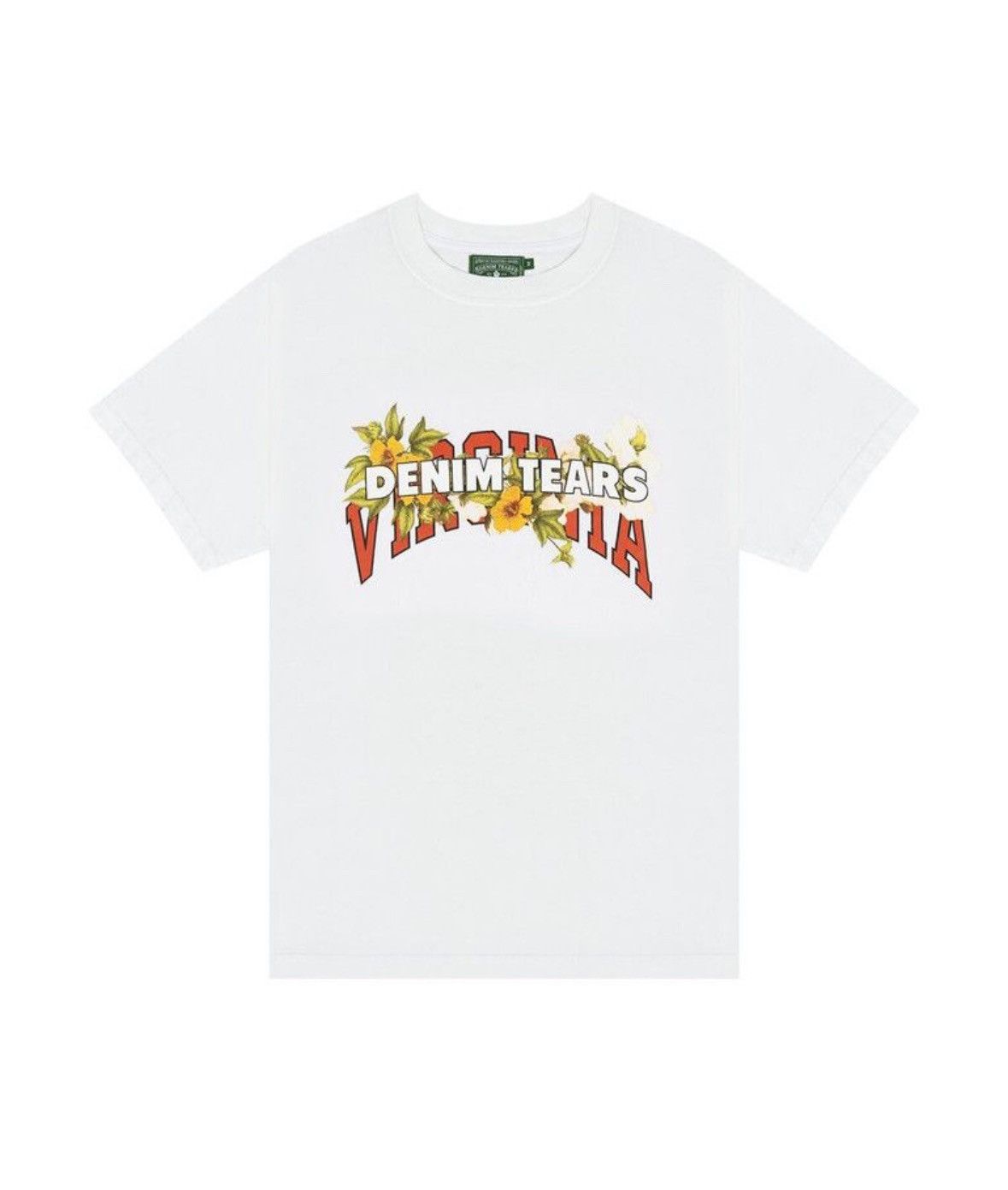 DENIM TEARS Denim Tears Virgina 1619 tee ‘White’ Size US L / EU 52-54 / 3 - 1 Thumbnail