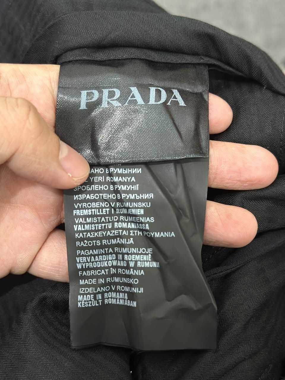 Prada PRADA BWNT No Tuck Slacks Pants 46 Wool Navy Size US 30 / EU 46 - 8 Thumbnail