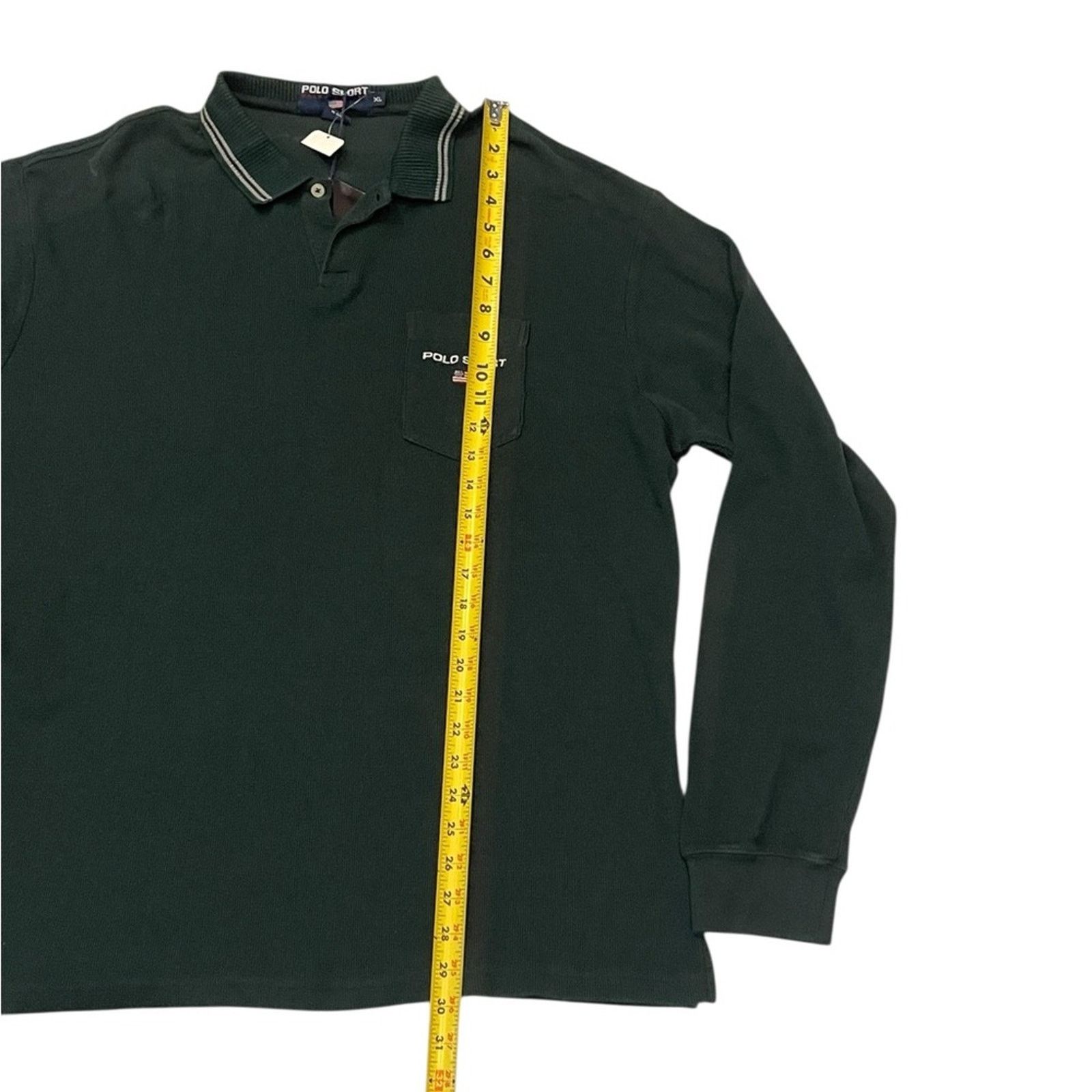 Polo Ralph Lauren Vintage Ralph Lauren Polo Sport Green Logo Rugby Polo XL NWT Size US XL / EU 56 / 4 - 8 Thumbnail