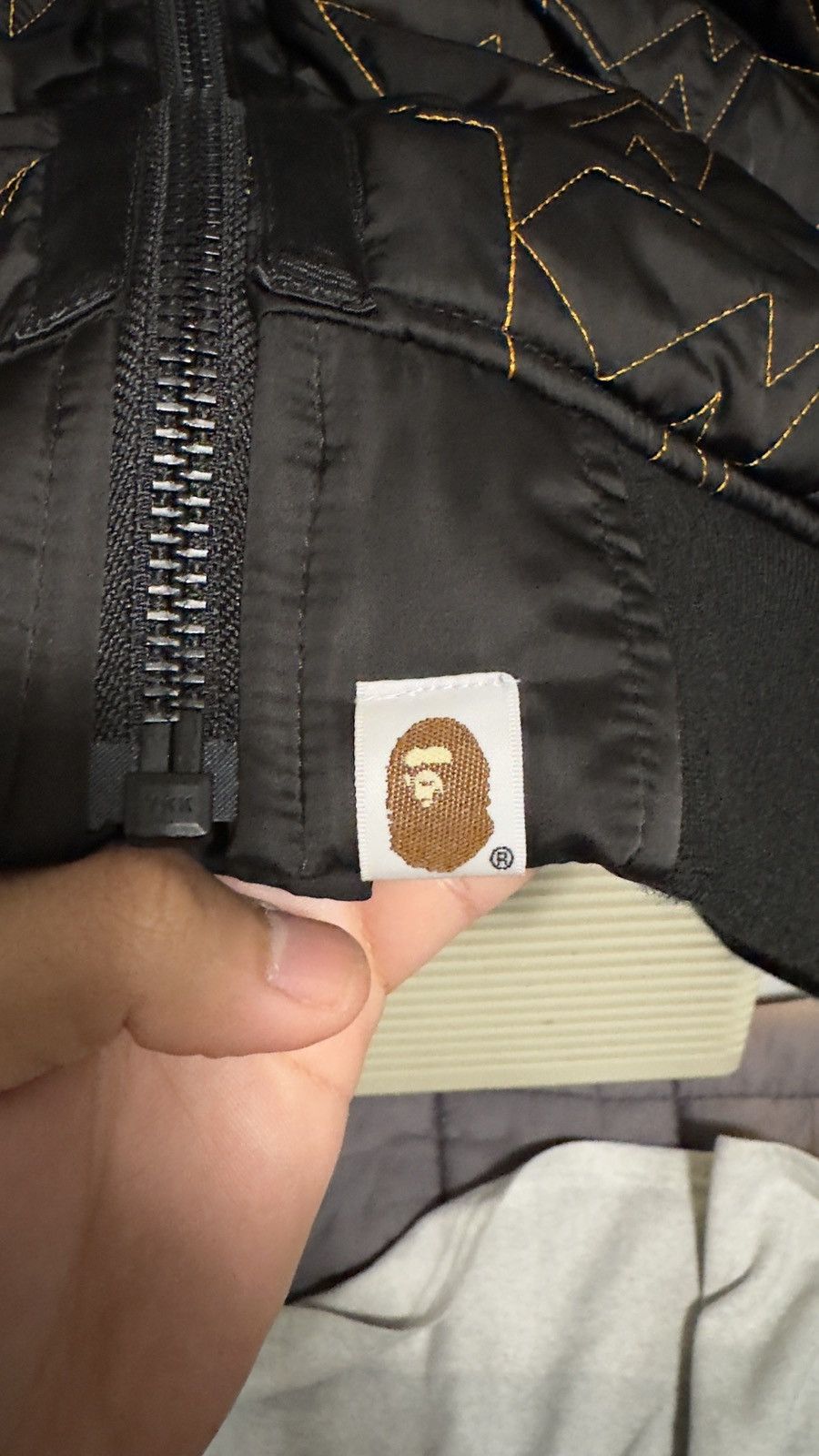 Bape A Bathing Ape Bapesta Quilted Bomber Size US L / EU 52-54 / 3 - 2 Thumbnail