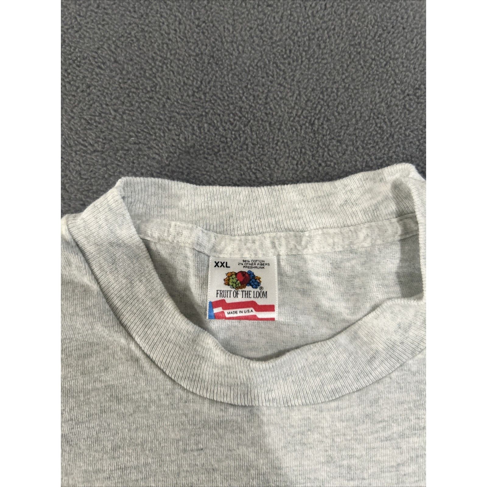 Fruit Of The Loom Vintage 1991 Midwest League Teams Gray T-Shirt XXL Size US XXL / EU 58 / 5 - 4 Thumbnail