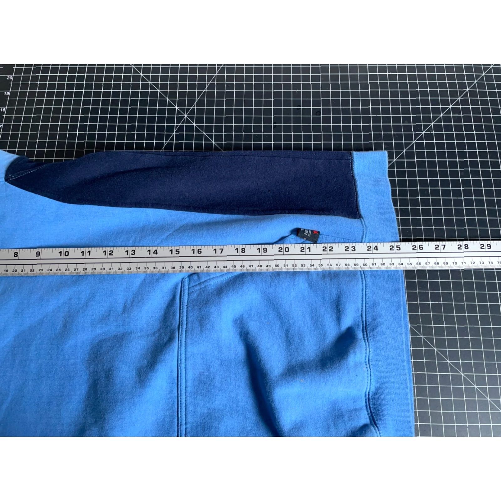 Vintage VINTAGE Top Heavy Hoodie Pullover Men M Blue Paneled Crew Neck Drawstring Heavyweight 90s Punk Graphic Print Size US M / EU 48-50 / 2 - 6 Thumbnail