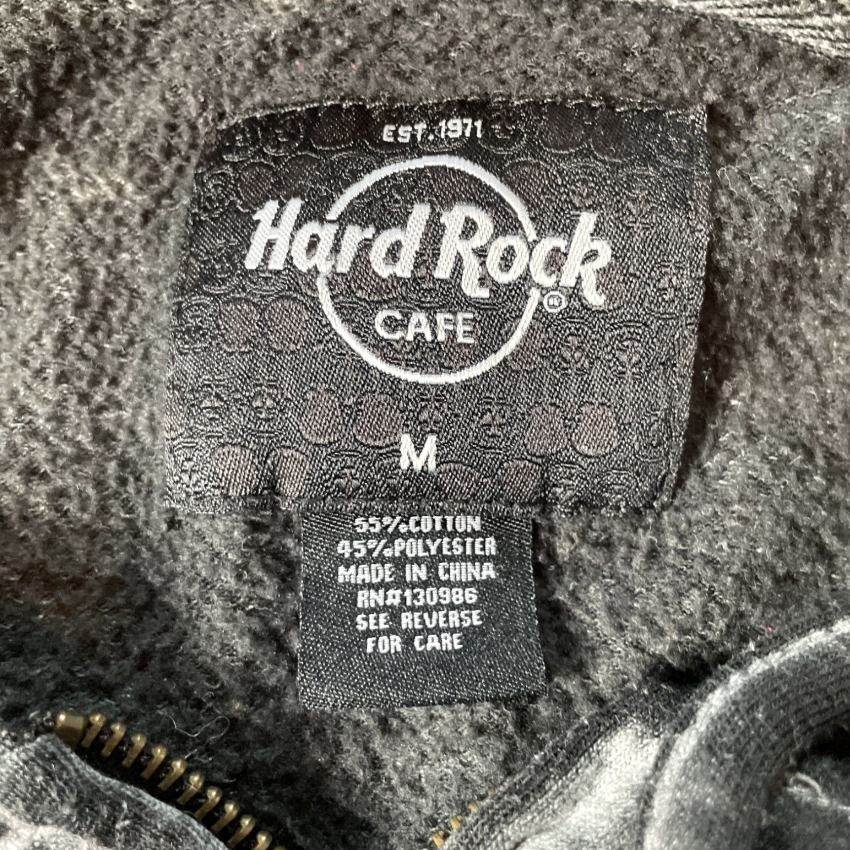 Hard Rock Cafe Hard Rock Cafe Hoodie Louisville Double Burnout Full Zip Mens M Gray Size US M / EU 48-50 / 2 - 7 Thumbnail