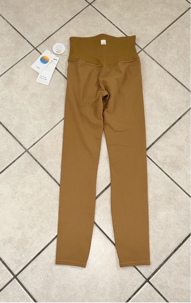 Vuori VUORI RIB STUDIO LEGGING 25”DARK GOLDEN COLOR SIZE XS NWT Size 26" / US 2 / IT 38 - 4 Thumbnail
