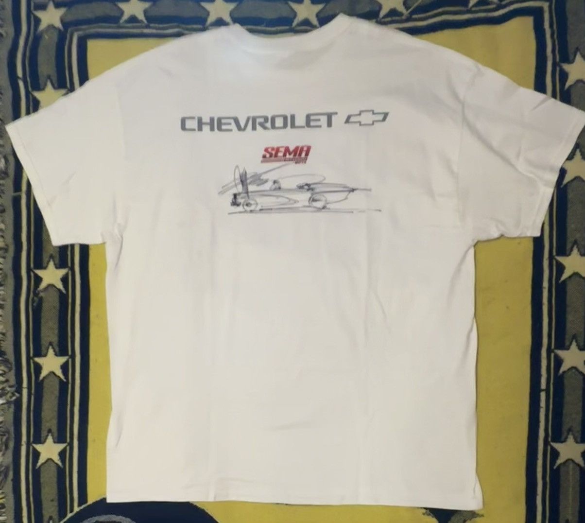 Gildan AUTOGRAPH ART Chip Foose SEMA Chevrolet Gildan Heavy Sz.XL Size US XL / EU 56 / 4 - 4 Thumbnail