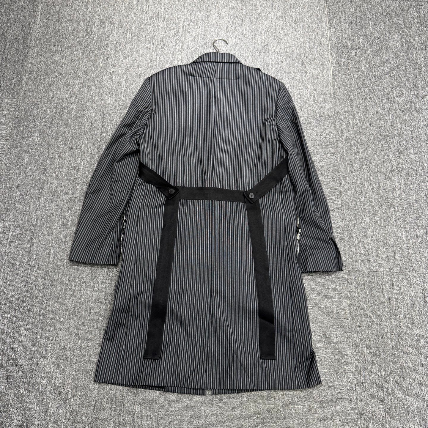 Givenchy Givenchy Nylon Pocket Paneled Wool Coat 46 Size US M / EU 48-50 / 2 - 5 Thumbnail