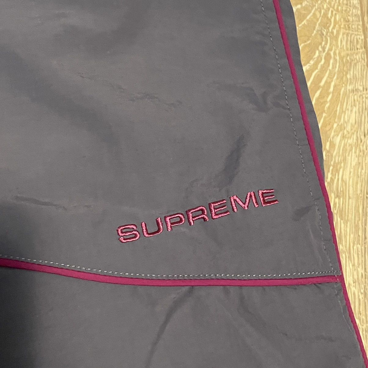 Supreme SS19 Piping Track Pant Grey Size Medium Size US 32 / EU 48 - 3 Thumbnail