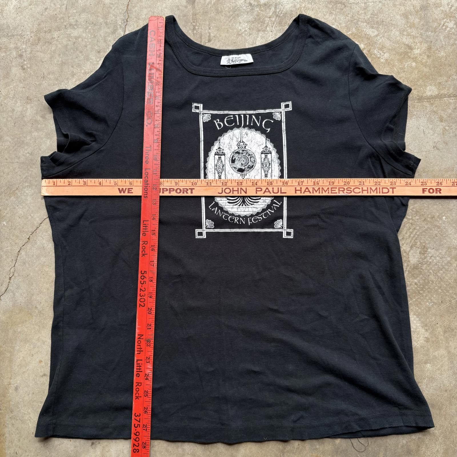 Vintage Vintage 90s Y2K Beijing Lantern Festival Foreign Art Shirt Size XL / US 12-14 / IT 48-50 - 4 Thumbnail