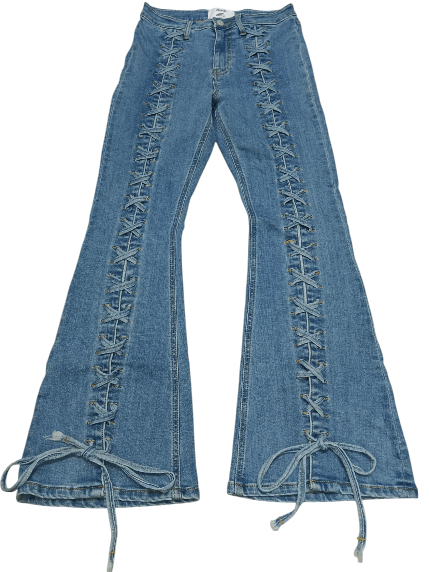 tornadomart laceup flaredenim y2k grunge