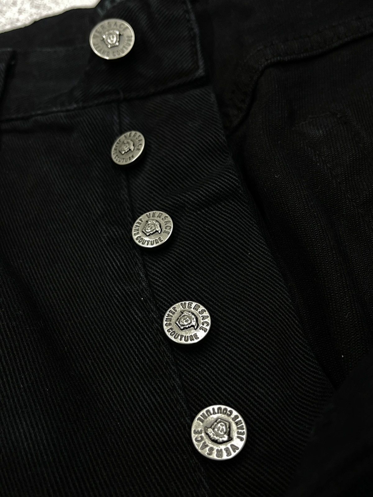 Versace Jeans Couture Vintage Versace Jeans Couture Denim Black Made in Italy m Size US 32 / EU 48 - 12 Thumbnail