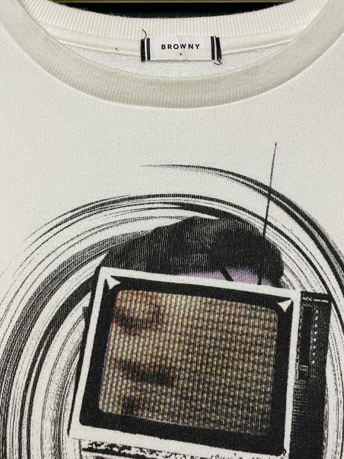 Designer × Japanese Brand × Vintage Vintage 1990s Japan Designer Browny Art Work Television Tee Size US M / EU 48-50 / 2 - 6 Thumbnail