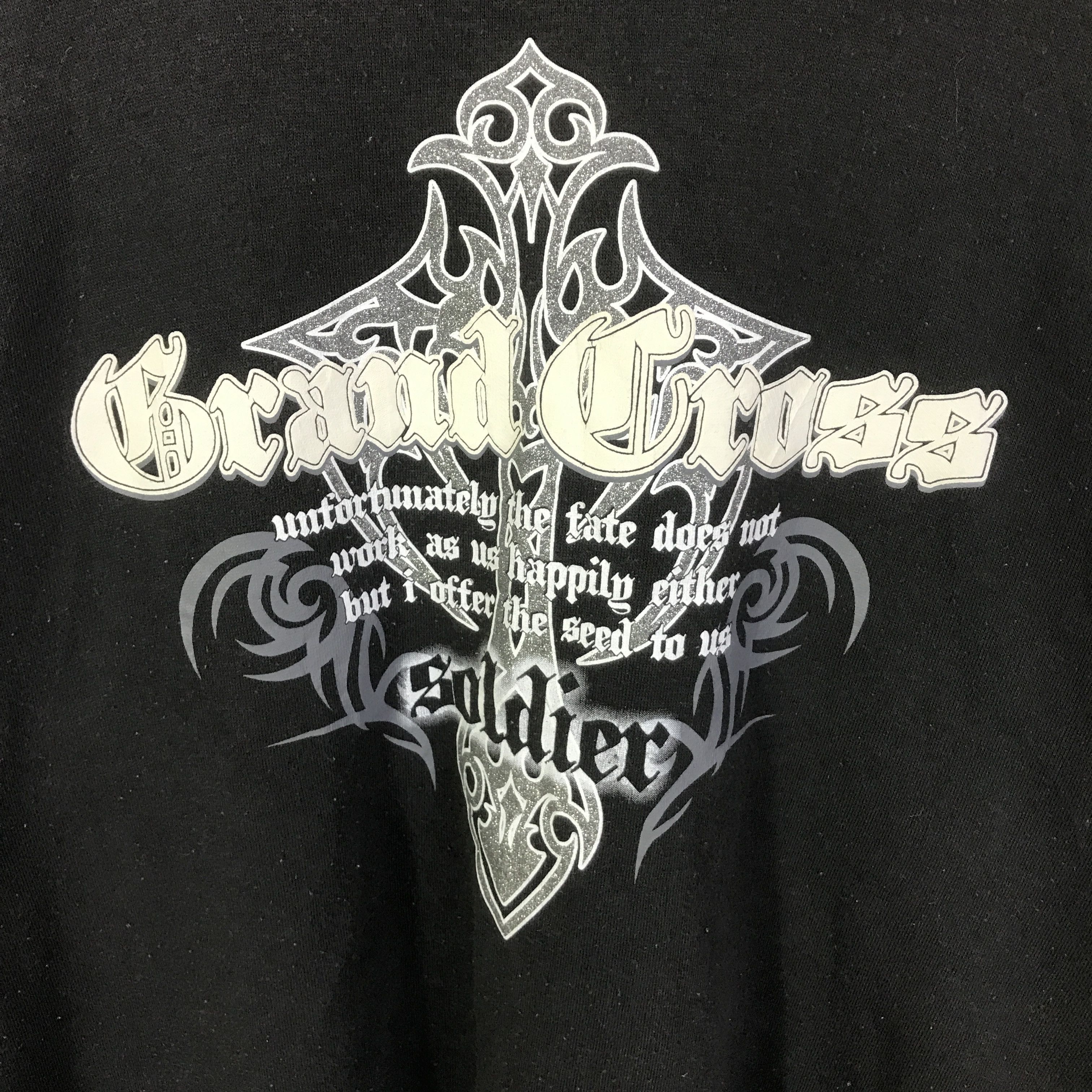 Japanese Brand grand cross punk Japan style gothic sweatshirt K101B10 Size US L / EU 52-54 / 3 - 5 Thumbnail