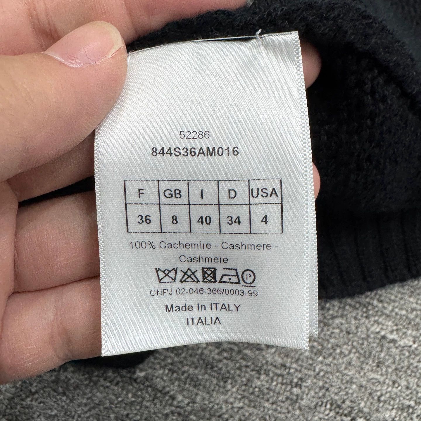Dior Dior 8 Cashmere Knit Sweater 40 Size XS / US 0-2 / IT 36-38 - 3 Thumbnail