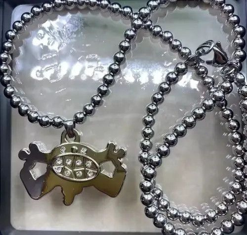 VIBE Bead Chain Quadangle Ball Necklace Size ONE SIZE - 4 Thumbnail