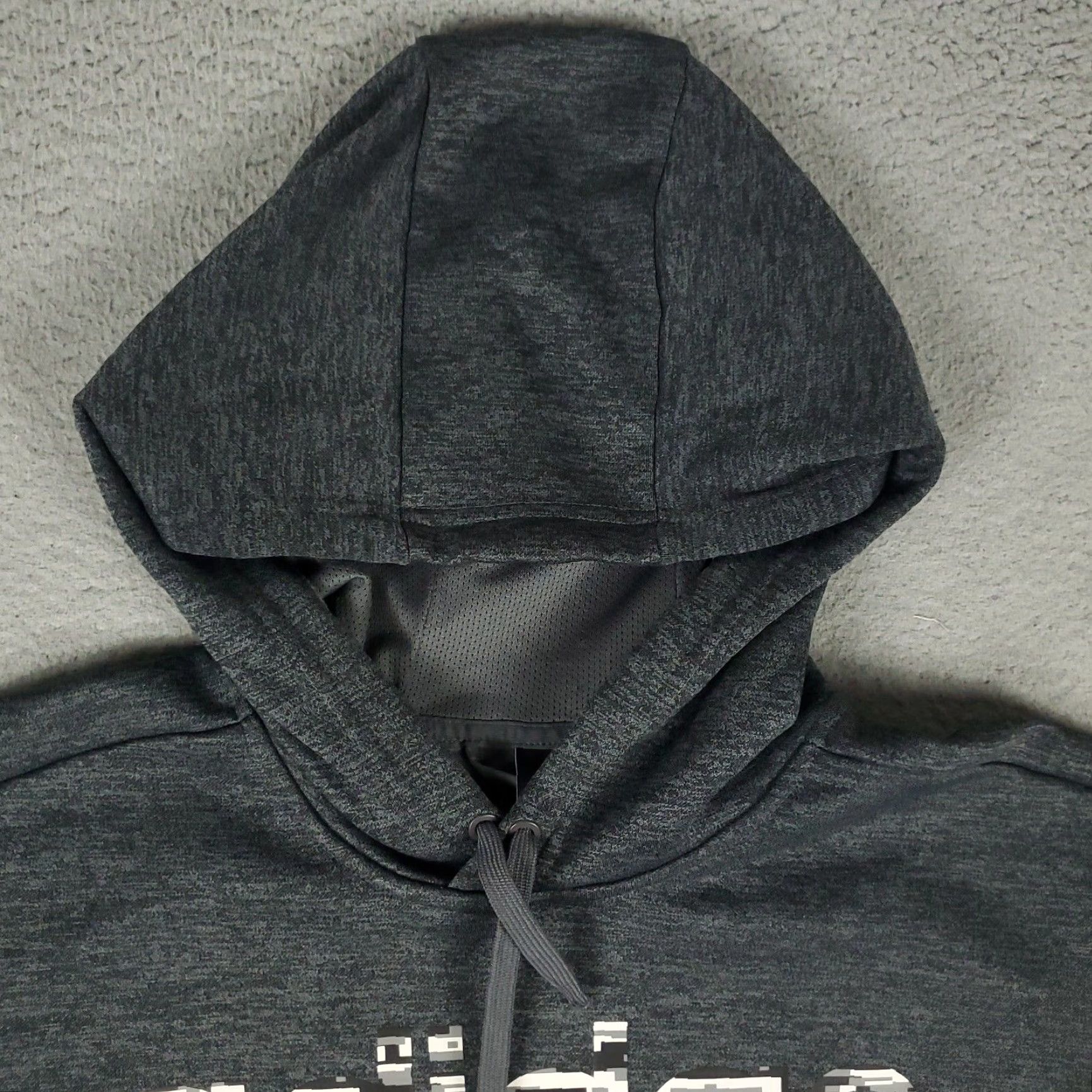Adidas Adidas Hoodie Mens Large Gray Pullover Sweatshirt Knit Mock Neck Pockets Logo All Seasons Casual Sports Image: Logo Size US L / EU 52-54 / 3 - 2 Thumbnail