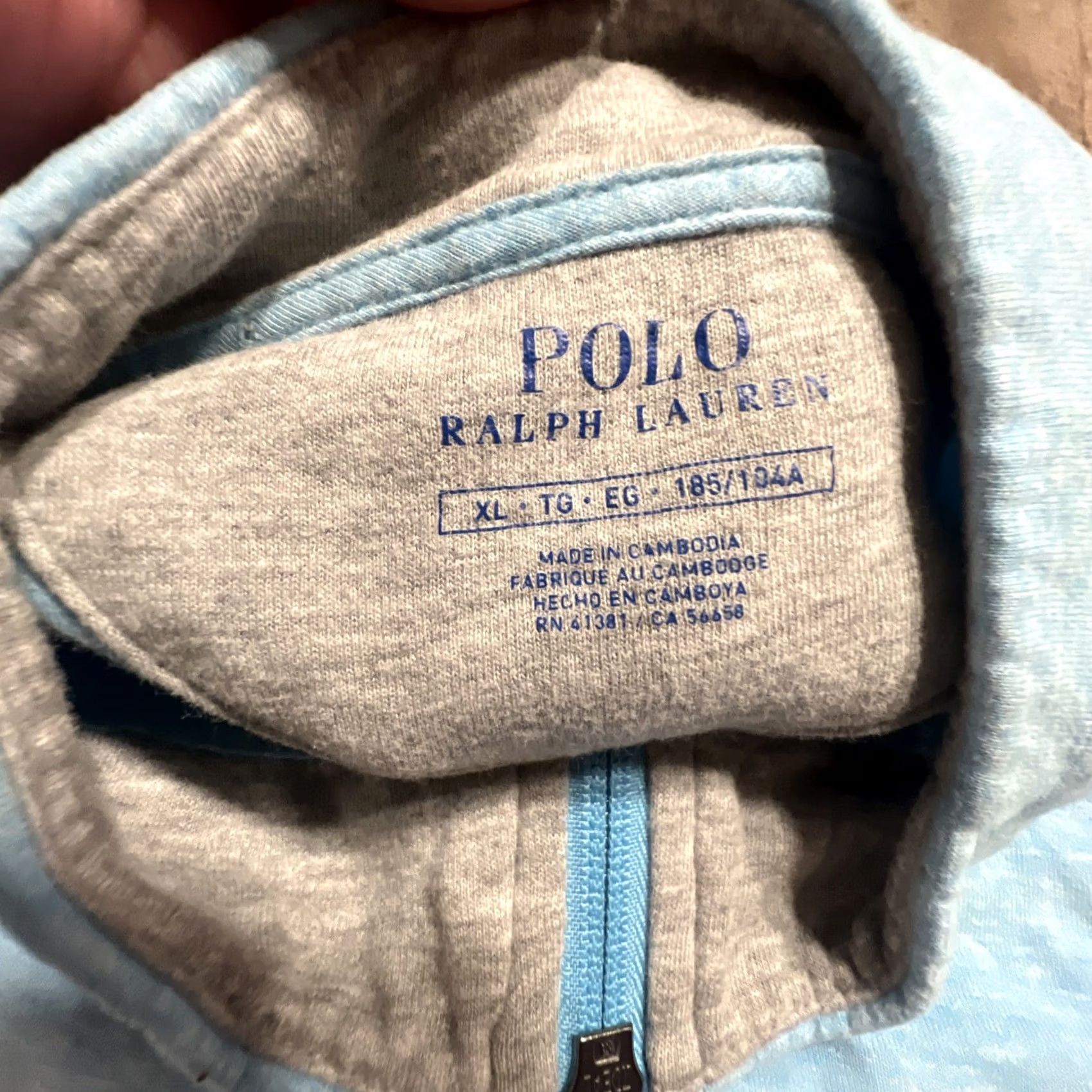 Ralph Lauren Polo Ralph Lauren Pullover Men XL Blue Heather Quarter Zip Lightweight Golf Size US XL / EU 56 / 4 - 4 Thumbnail