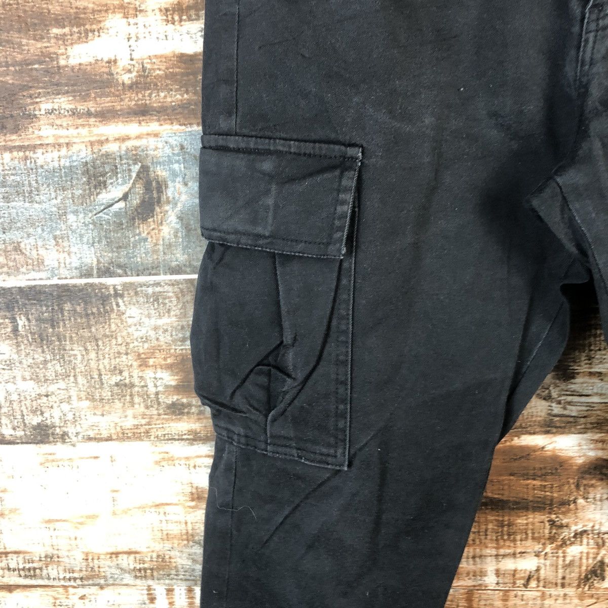 Japanese Brand DL Zip Five Dark Blue Cargo Multipocket Pants #C701 Size US 30 / EU 46 - 9 Thumbnail