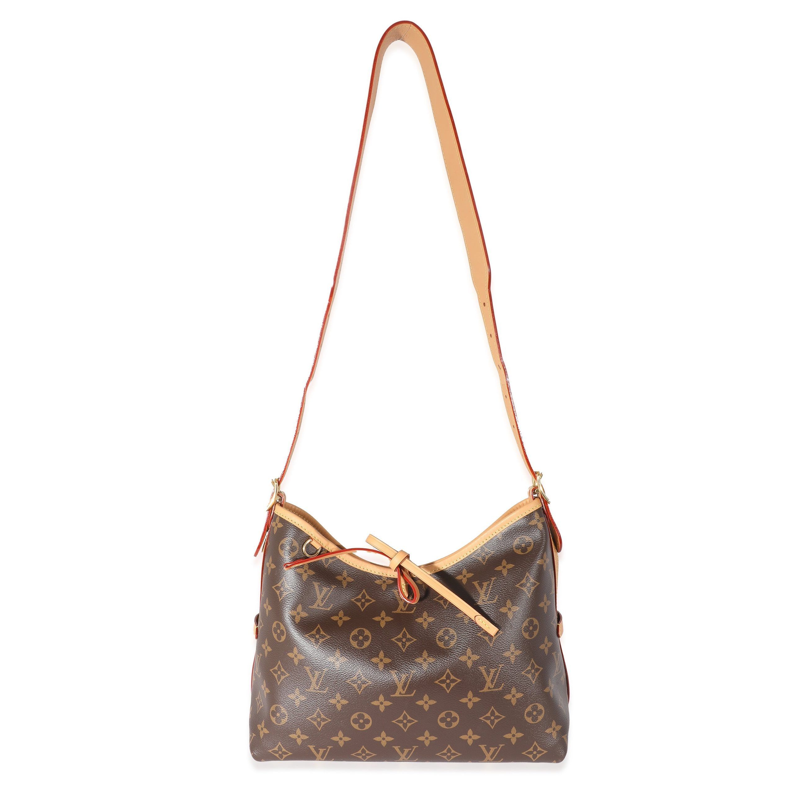 image of Louis Vuitton Monogram Canvas Carryall Pm in Brown, Women's