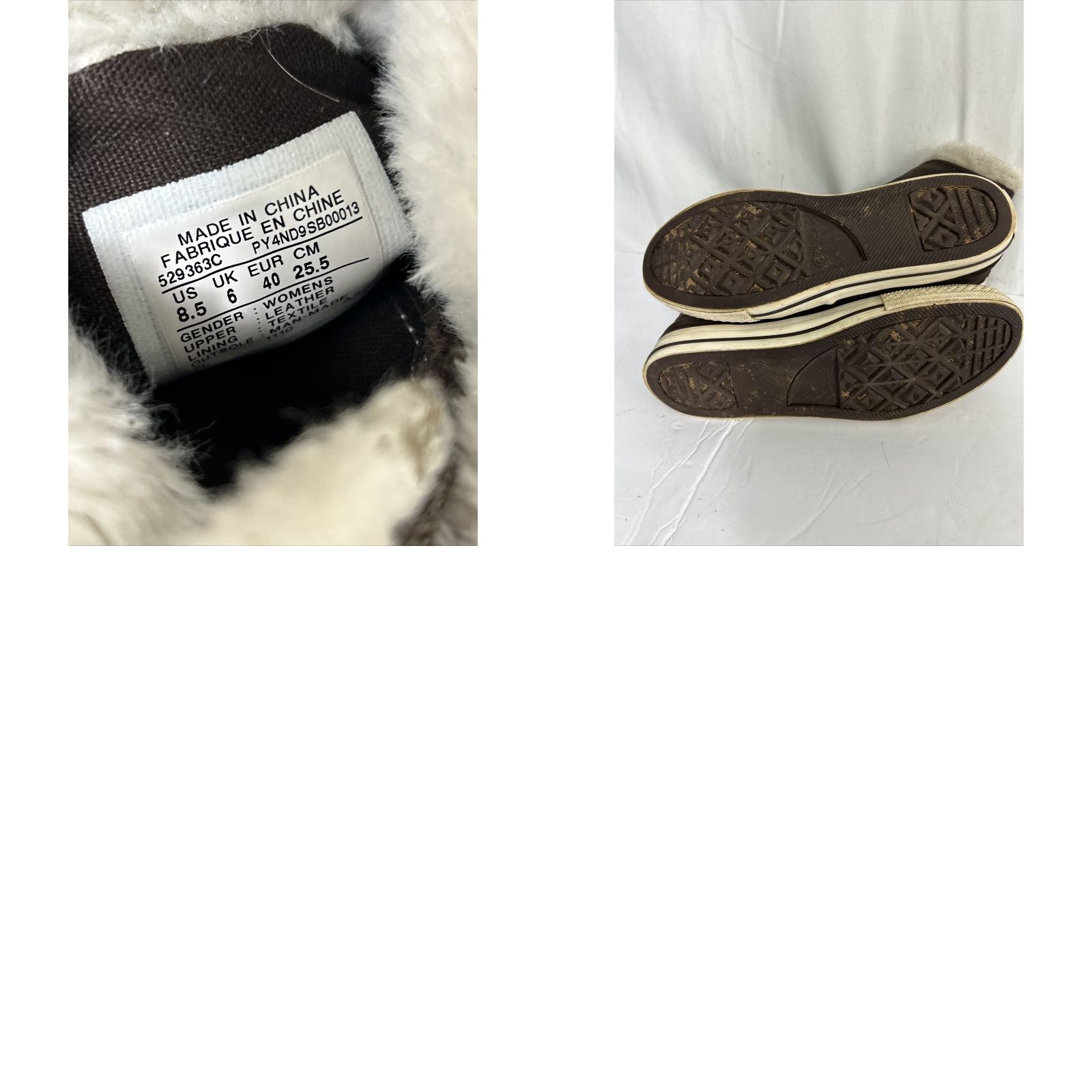 Converse Converse Chuck Taylor All Star Boots Women Mid-Calf Brown Suede Leather Beverly 8.5 Size US 9 / IT 39 - 9 Thumbnail