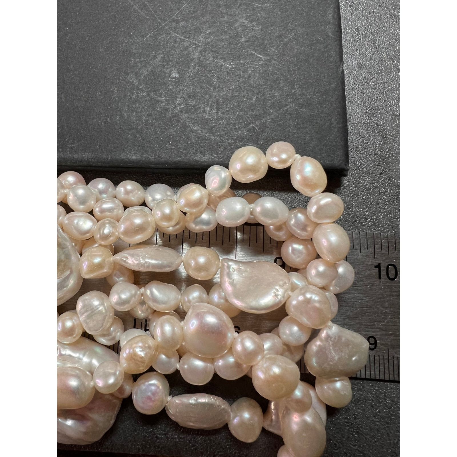 Other Lucas Lameth pearl 5 strand necklace with 925 silver clasp Size ONE SIZE - 13 Thumbnail