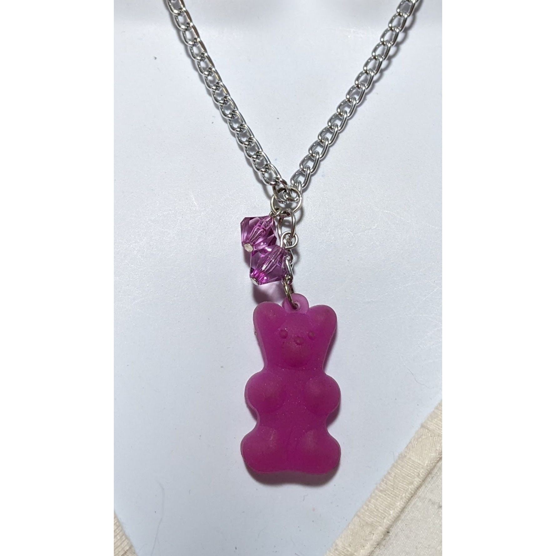 Other Pink Gummy Bear Necklace Size ONE SIZE - 7 Thumbnail