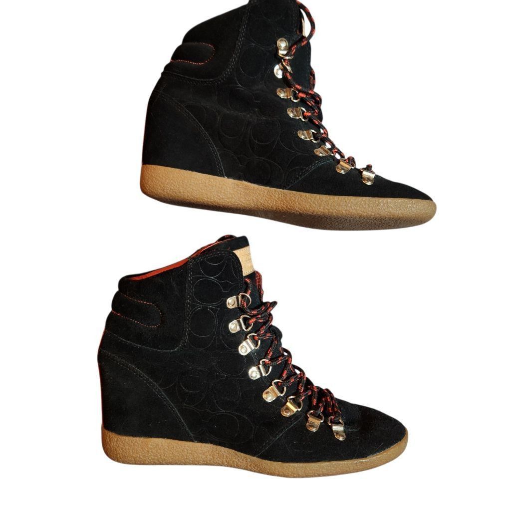 Coach Coach Womens Black Suede Boots Size 6 Size US 7 / IT 37 - 2 Thumbnail