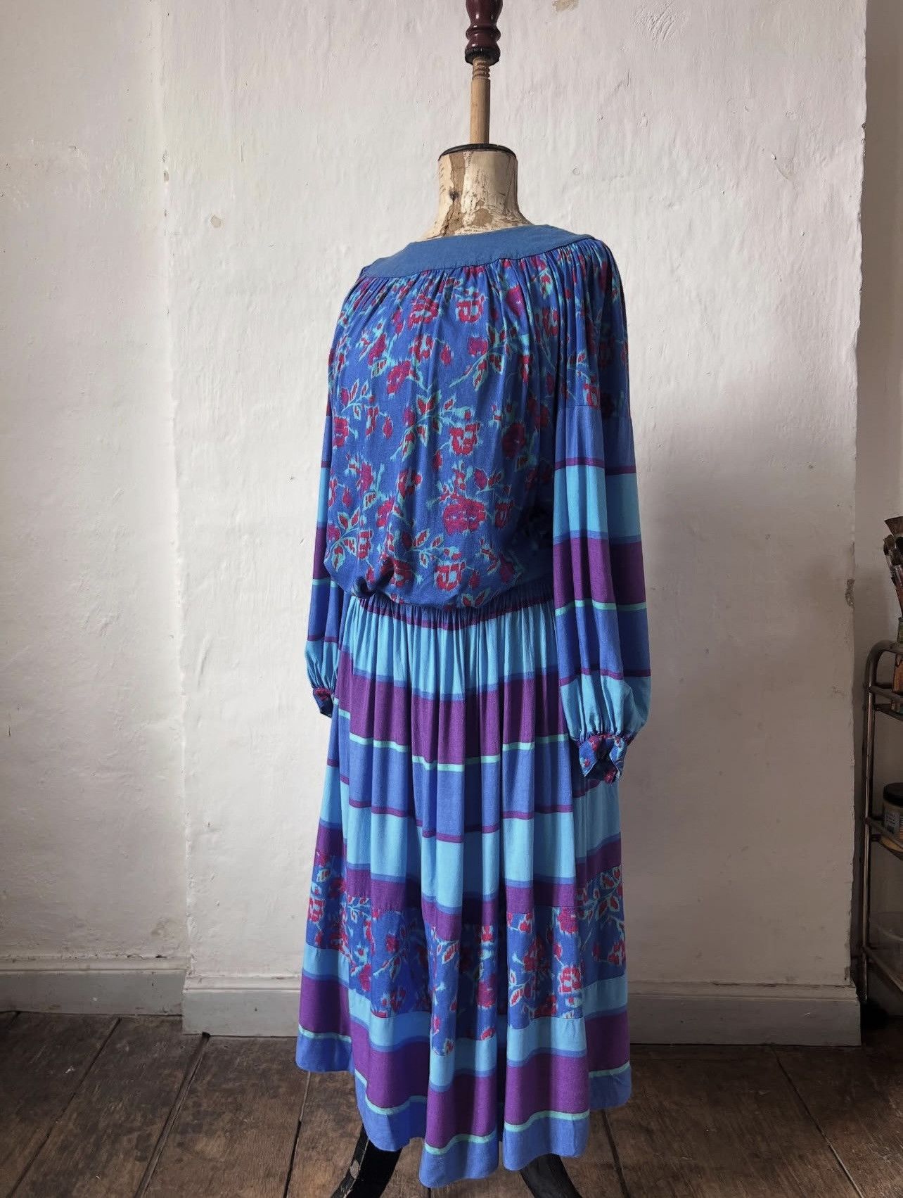 Other Vintage 1970s Anastasia set blouse skirt Francois Viannay Size M / US 6-8 / IT 42-44 - 5 Thumbnail