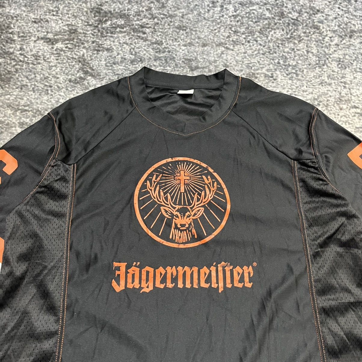 Vintage Vintage Jagermeister Football Jersey Y2K Grunge Party Large Size US L / EU 52-54 / 3 - 3 Thumbnail
