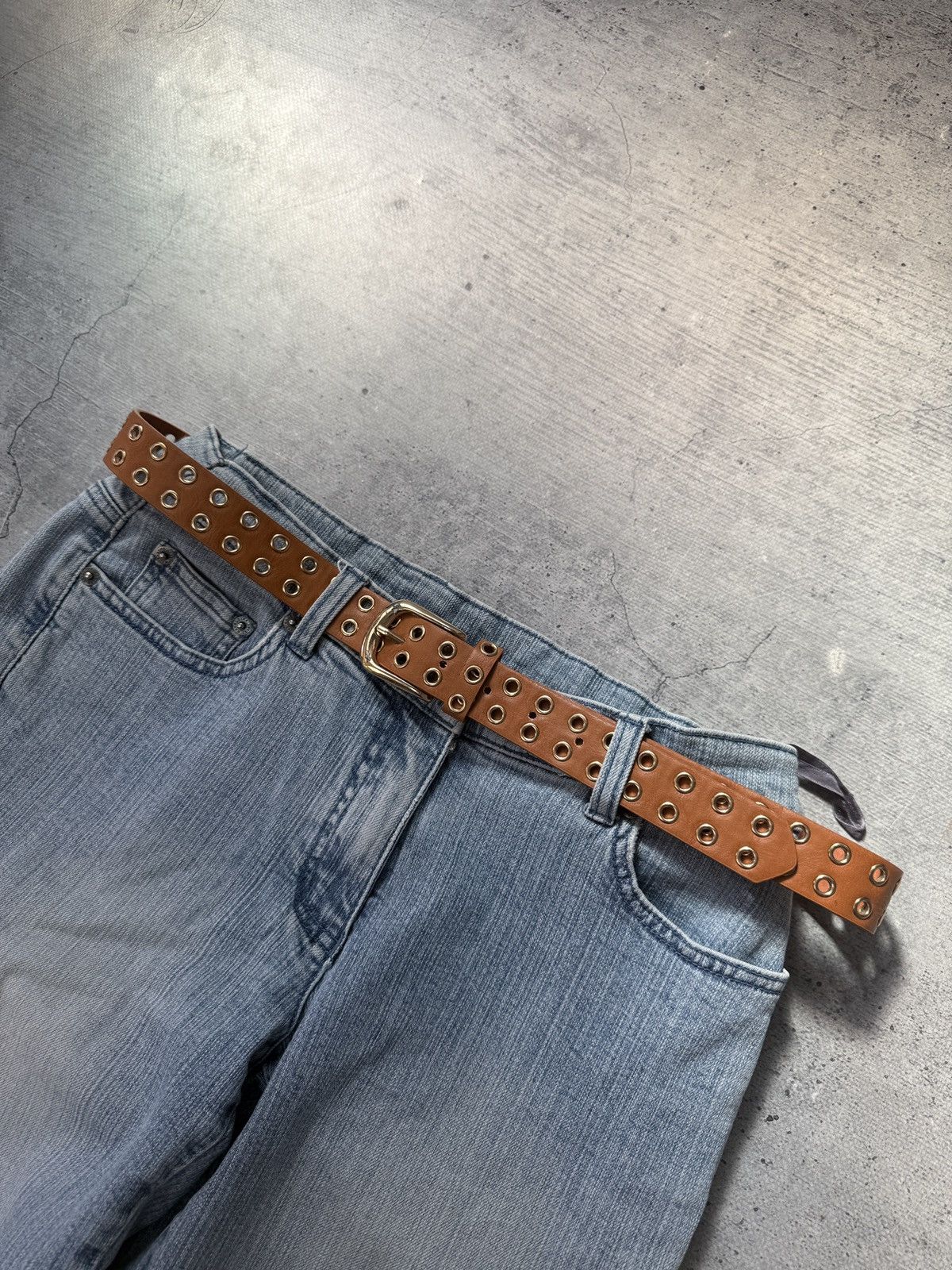 Japanese Brand Y2k belt avant-garde metal logo Size ONE SIZE - 6 Thumbnail
