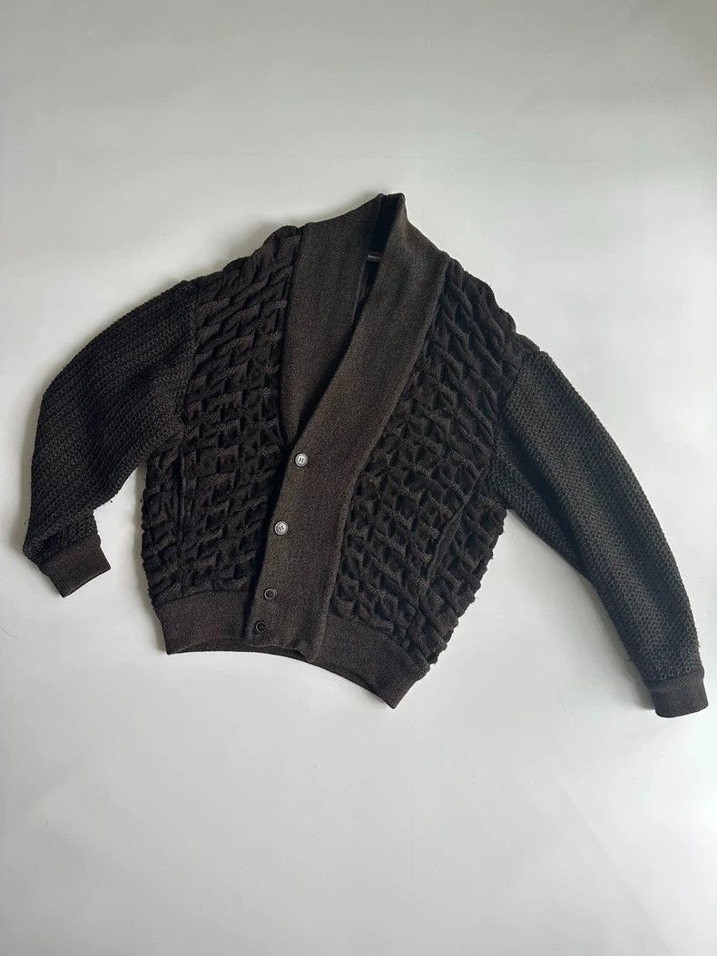 Issey Miyake ISSEY MIYAKE Vintage Cable Knit Cardigan - dmc Size US M / EU 48-50 / 2 - 1 Thumbnail