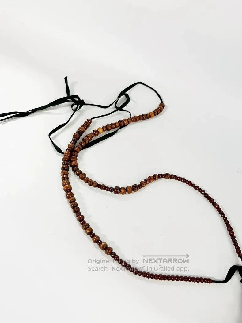 Ann Demeulemeester Ann Demeulemeester Wooden Pea Necklace 2009. Size ONE SIZE - 4 Thumbnail