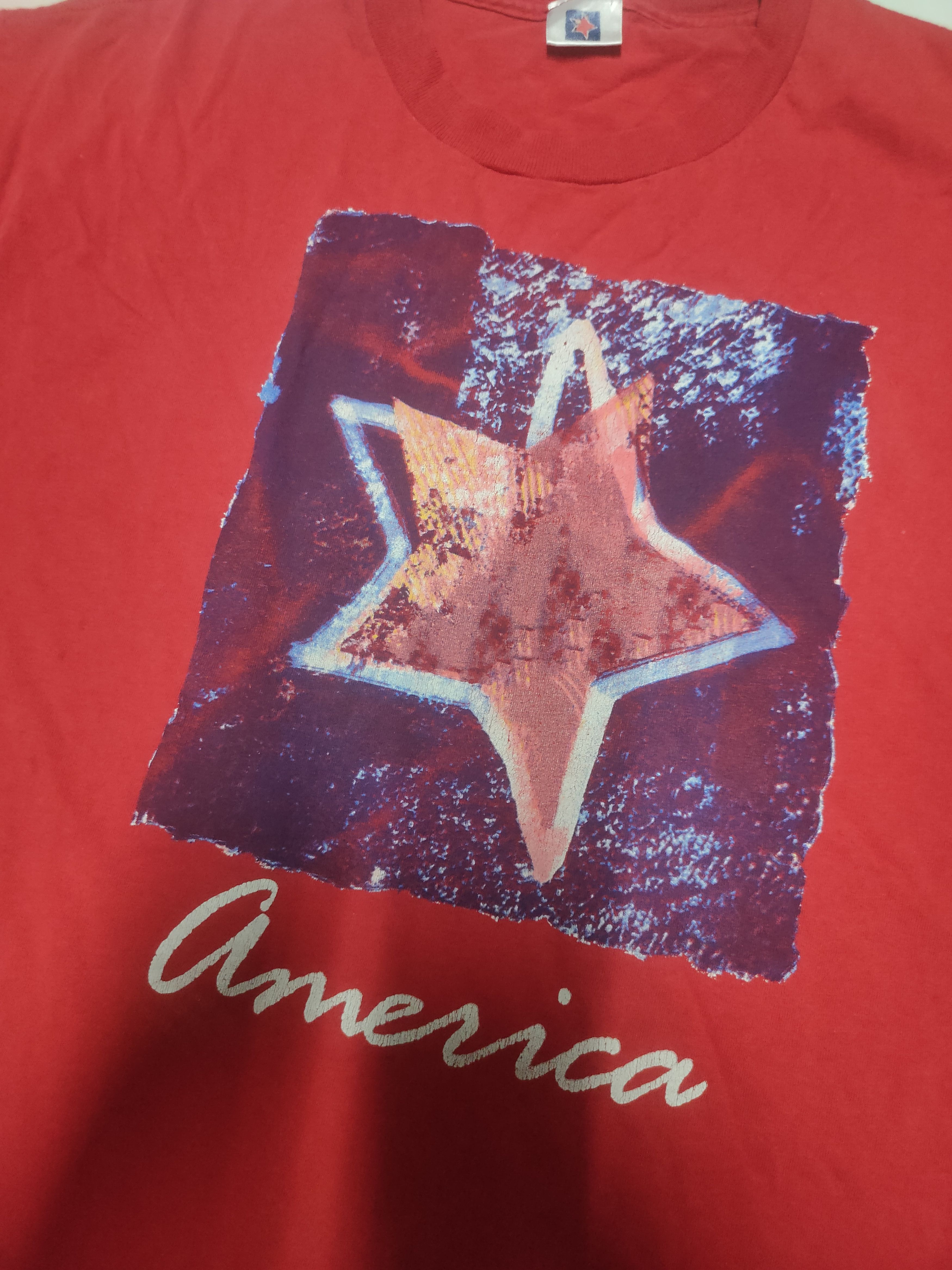 Band Tees × Vintage America (band) t shirt vintage Size US L / EU 52-54 / 3 - 2 Thumbnail