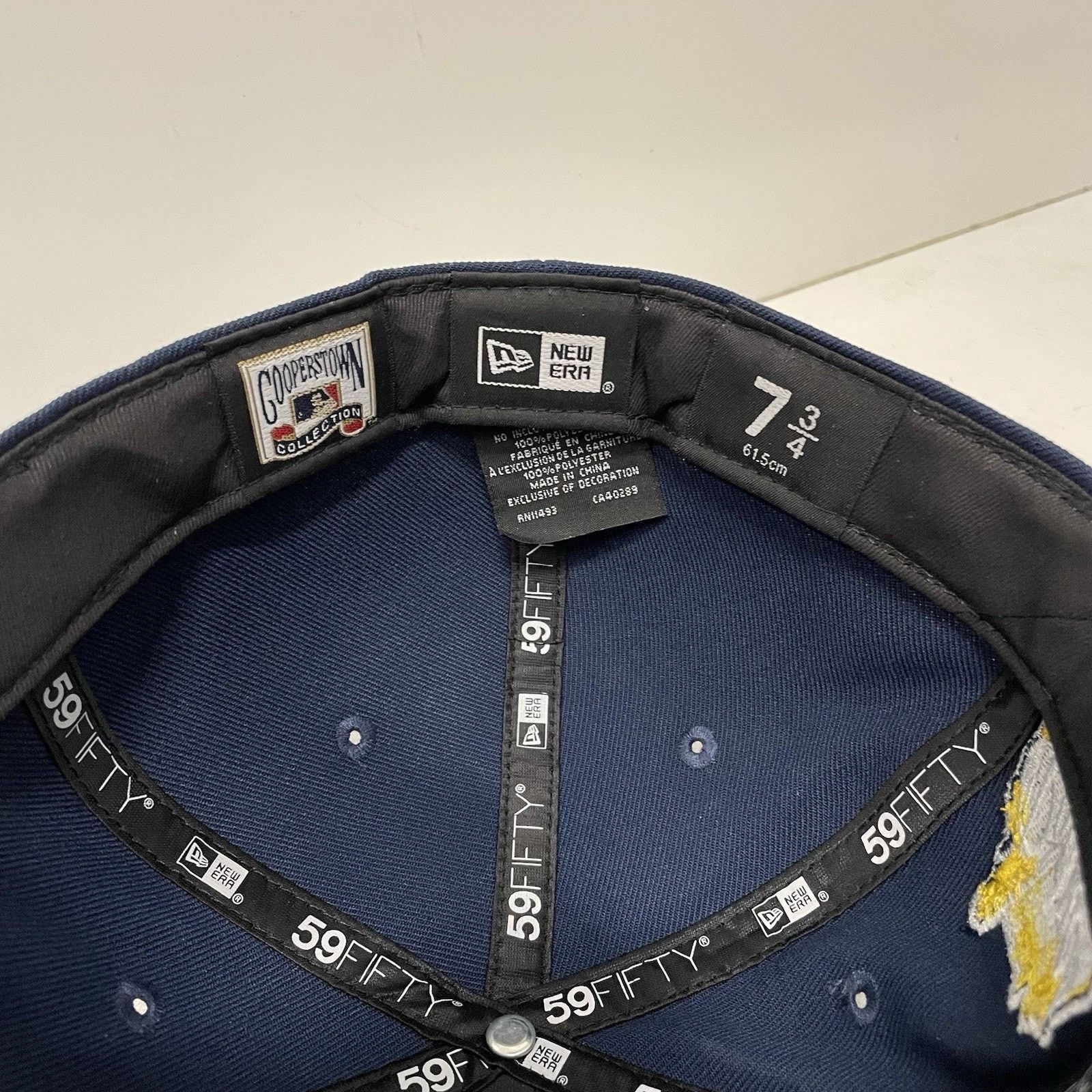 New Era New Era MLB Padres 59FIFTY Fitted Hat Cap Navy 1969 Patch Size ONE SIZE - 6 Thumbnail