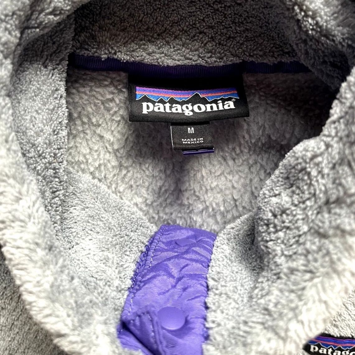 Patagonia Patagonia Women's Re-Tool Snap-T Pullover Gray Purple Size M Size M / US 6-8 / IT 42-44 - 4 Thumbnail