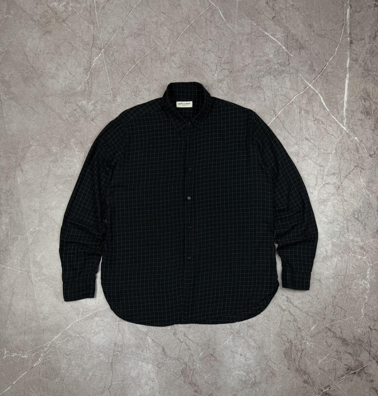 Saint Laurent Paris Saint Laurent Paris Button Up Shirt Made in Japan Size US L / EU 52-54 / 3 - 1 Thumbnail