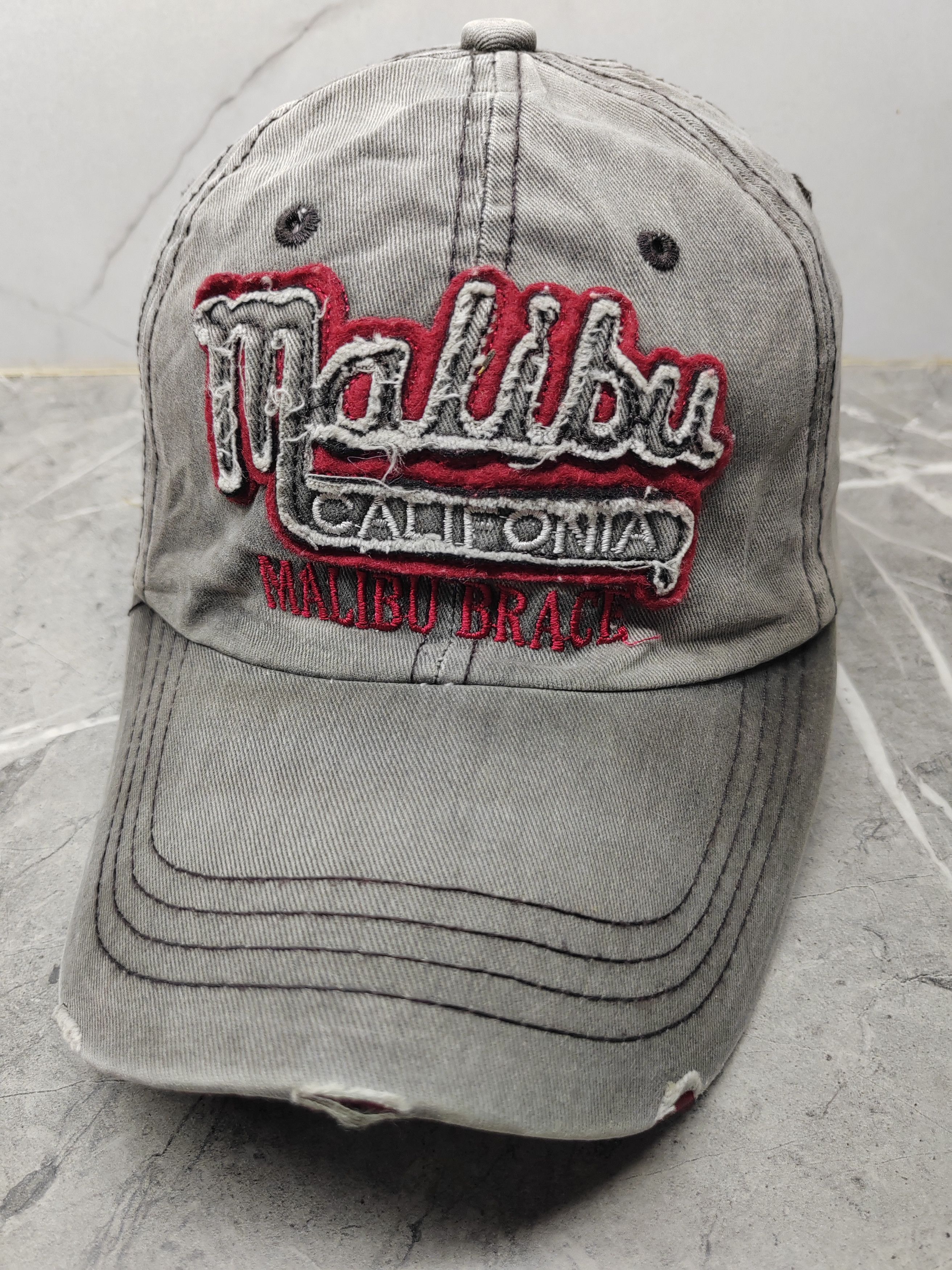 Vintage Vintage Malibu California Distressed Style Cap Hat Size ONE SIZE - 1 Thumbnail