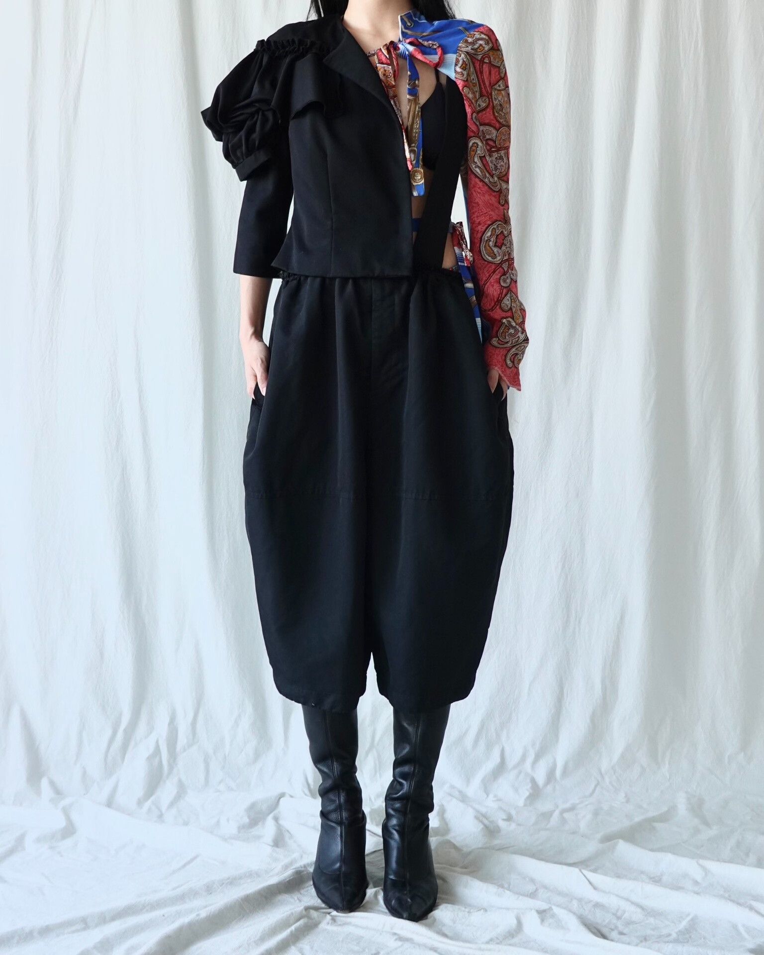Comme des Garcons CDG Asymmetrical Layered Armor Jacket Size S / US 4 / IT 40 - 1 Thumbnail