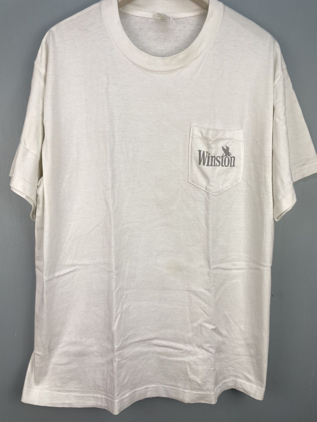 Harry Winston Vintage 90s Winston pocket tee Size US XL / EU 56 / 4 - 3 Thumbnail