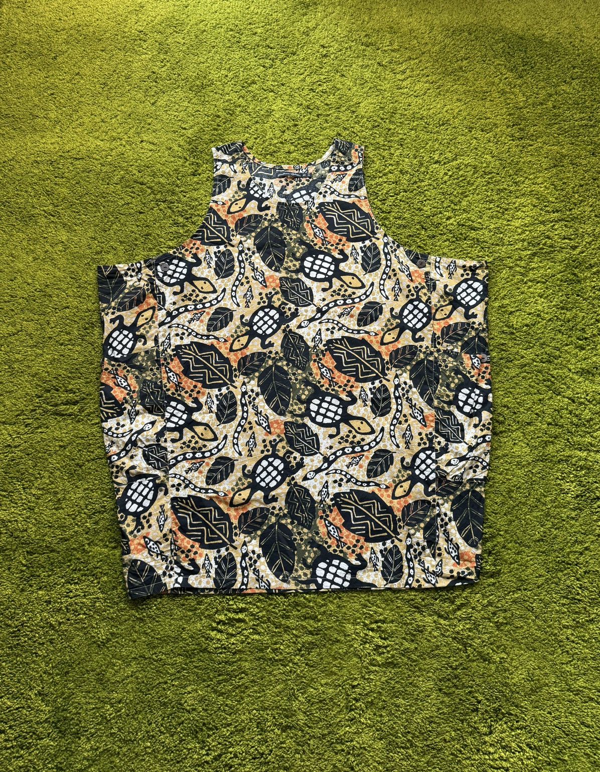 Designer 🐢 Gudrun Sjoden avant garde boho style turtles pattern dress Size M / US 6-8 / IT 42-44 - 1 Thumbnail