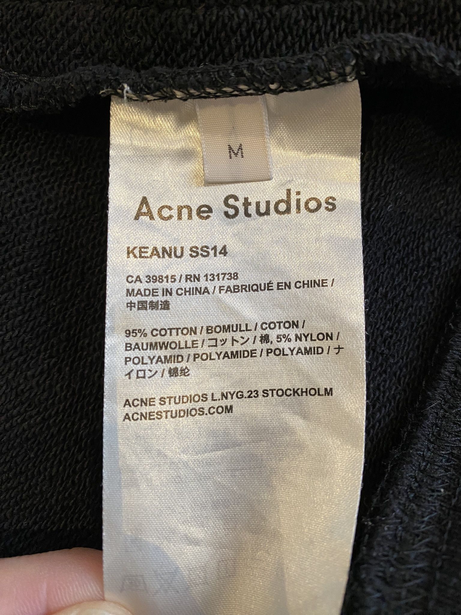 Acne Studios 48/M - Cotton/Nylon Bomber Zip Jacket Size US M / EU 48-50 / 2 - 5 Thumbnail