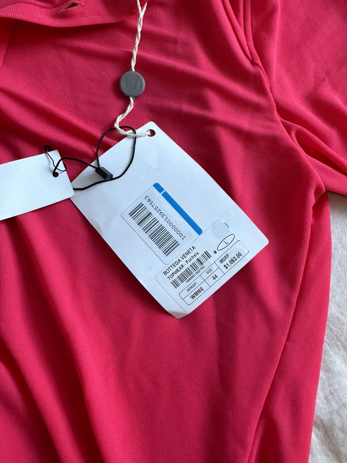 Bottega Veneta BNWT $1500 Bottega Veneta red blouse see through shirt Size M / US 6-8 / IT 42-44 - 9 Thumbnail