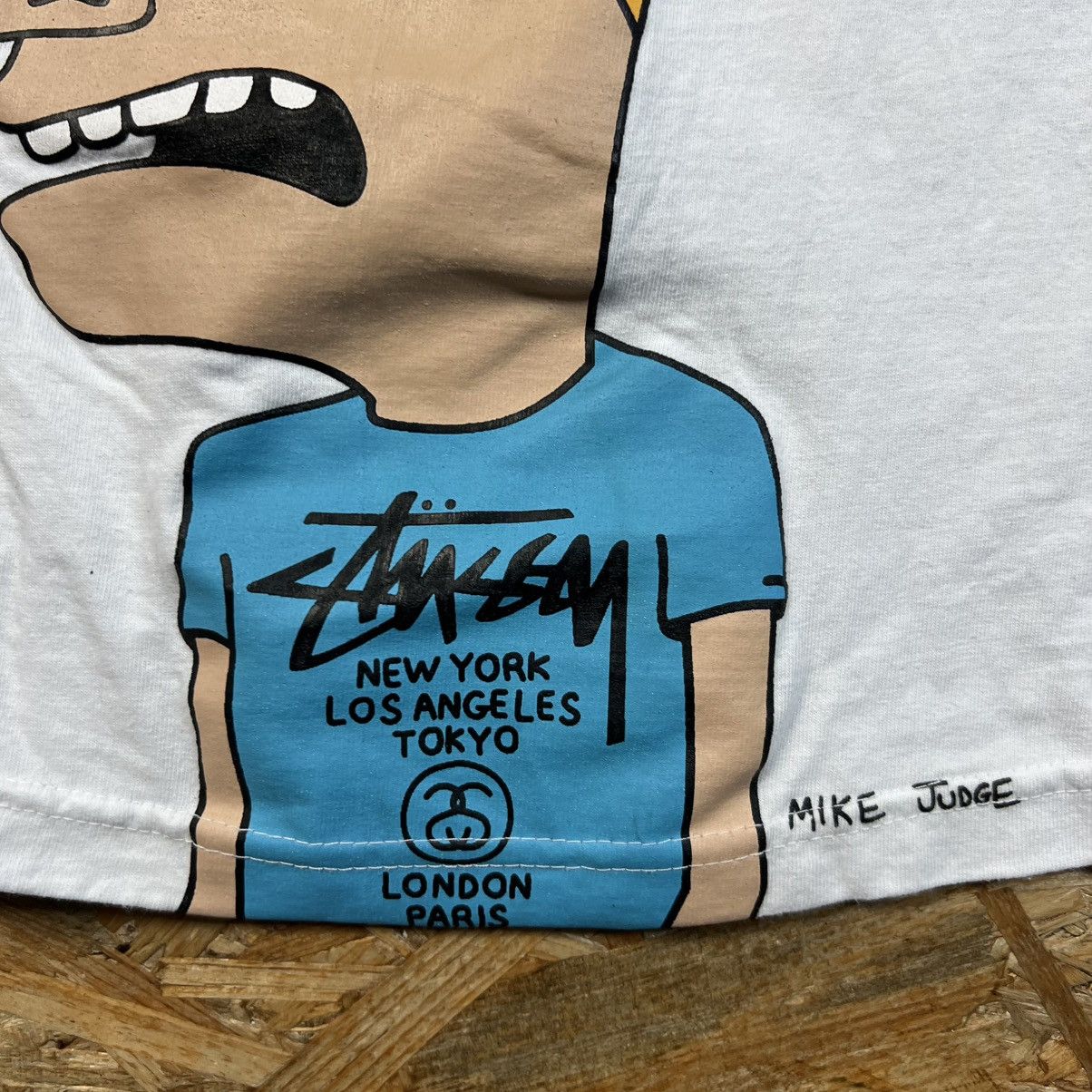Stussy STUSSY X BEAVIS BUTTHEAD 2011 TSHIRT JERSEY VINTAGE 2000S Size US M / EU 48-50 / 2 - 6 Thumbnail